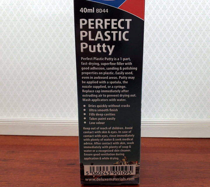 Perfect Plastic Putty Filler Deluxe Materials 40 ml Plastics Resins Takes Paint - Miniature Crush