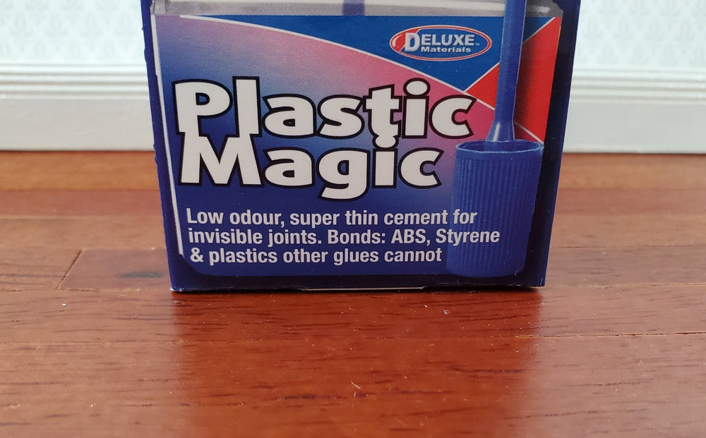 Plastic Magic Adhesive Cement Deluxe Materials Glue for ABS Plastics Styrene - Miniature Crush
