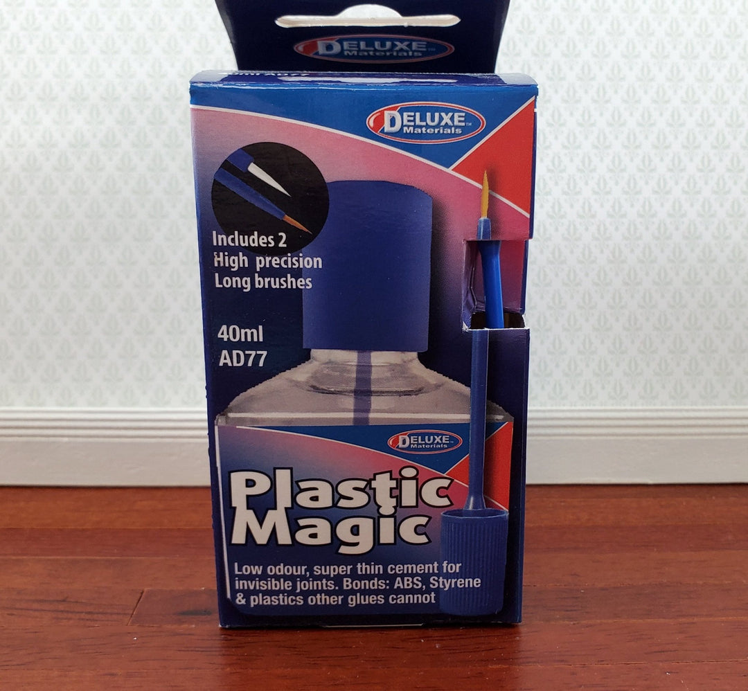 Plastic Magic Adhesive Cement Deluxe Materials Glue for ABS Plastics Styrene - Miniature Crush