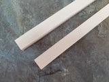Square 3/4 x 3/4 x 12" Long 2 Pieces Wood Beams Posts Columns Solid Basswood Models Dollhouse Building - Miniature Crush