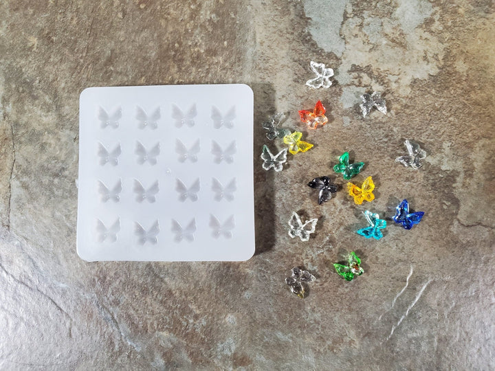Tiny Butterfly Mold for Resin or Clay Dollhouses Miniature Gardens Models DIY - Miniature Crush