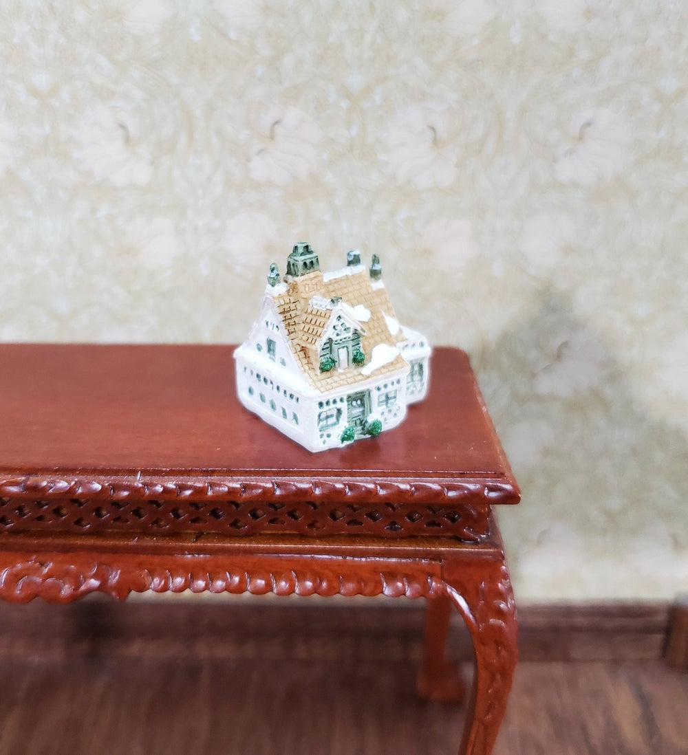 Tiny House Statue Cape Cod Style Dollhouse Decor Falcon Miniatures A4195 - Miniature Crush