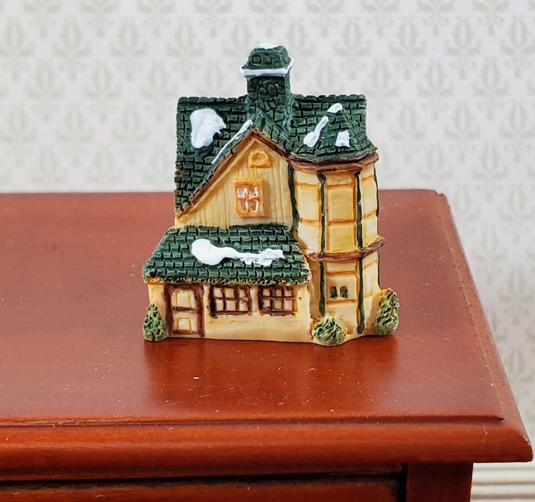 Tiny House Statue Manor Mansion Style Dollhouse Decor Falcon Miniatures A4191 - Miniature Crush