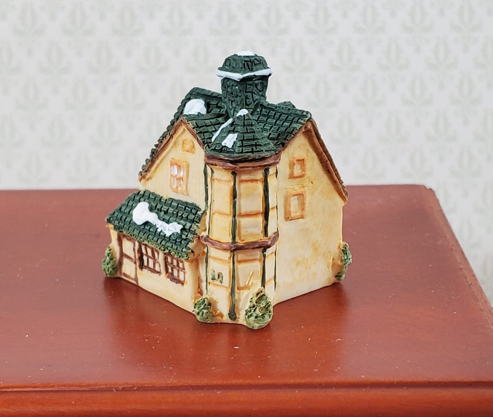 Tiny House Statue Manor Mansion Style Dollhouse Decor Falcon Miniatures A4191 - Miniature Crush