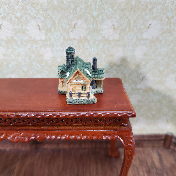 Tiny House Statue Northwoods Cabin Dollhouse Decor Falcon Miniatures A4190 - Miniature Crush