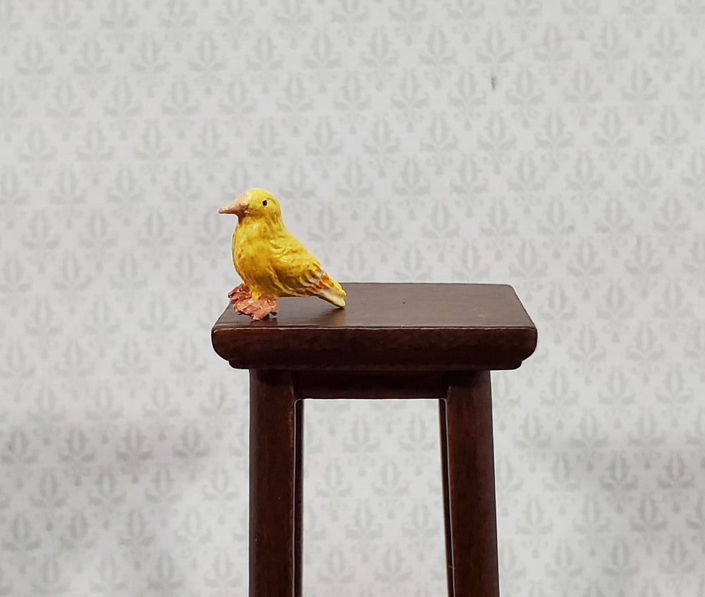 Tiny Songbird Yellow Canary Bird Dollhouse Pet 1:12 Scale Falcon Miniatures - Miniature Crush