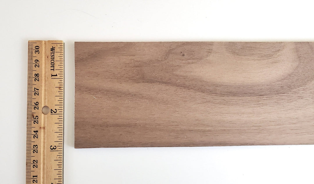 Walnut Wood Sheet Plank 1/8" x 3" x 12" long Woodworking Laser - Miniature Crush